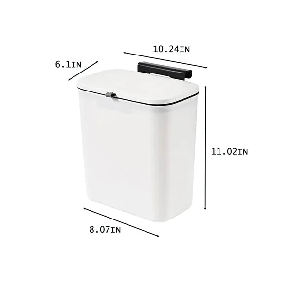 Wall-mounted kitchen garbage bin