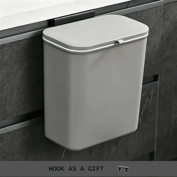 Wall-mounted kitchen garbage bin