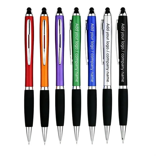 Branded Stylus Ballpoint Pen with Twist Action