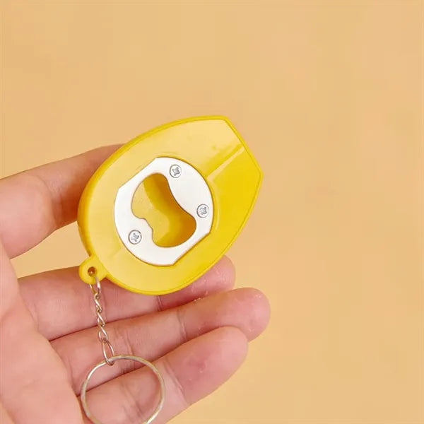 Helmet Shaped Beer Bottle Opener with Keychain