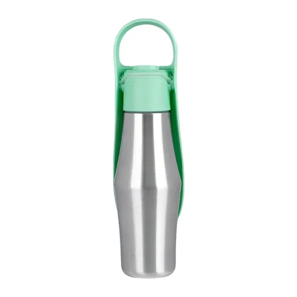 25.4Oz Stainless Steel Pet Water Bottle Dispenser