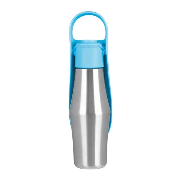 25.4Oz Stainless Steel Pet Water Bottle Dispenser
