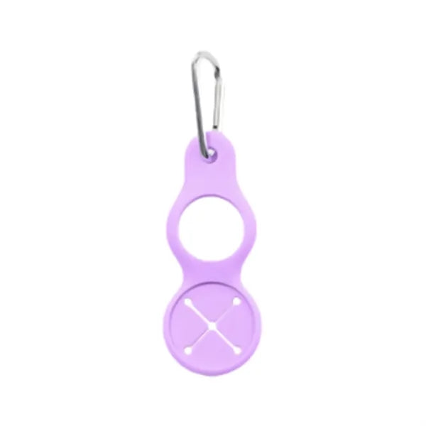 Portable Silicone Water Bottle Clip with Carabiner