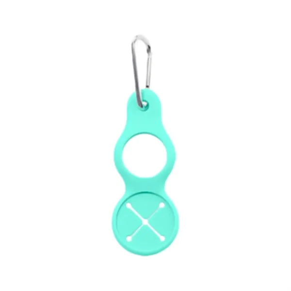 Portable Silicone Water Bottle Clip with Carabiner