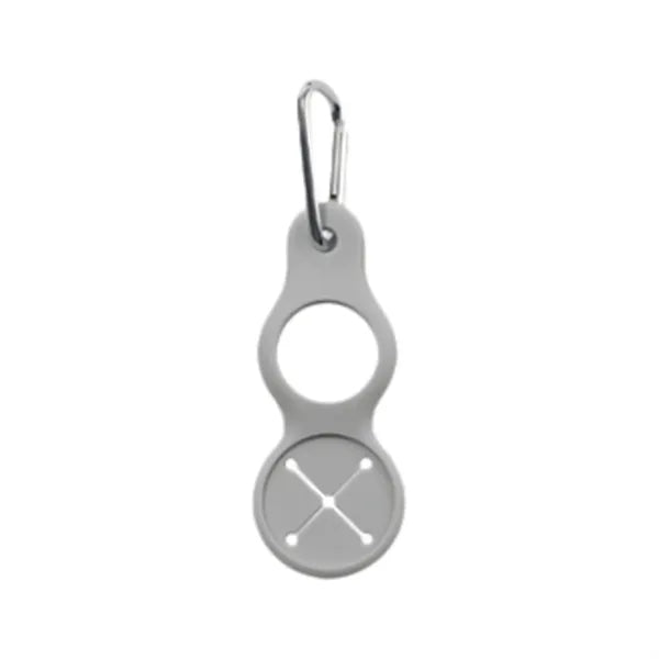 Portable Silicone Water Bottle Clip with Carabiner