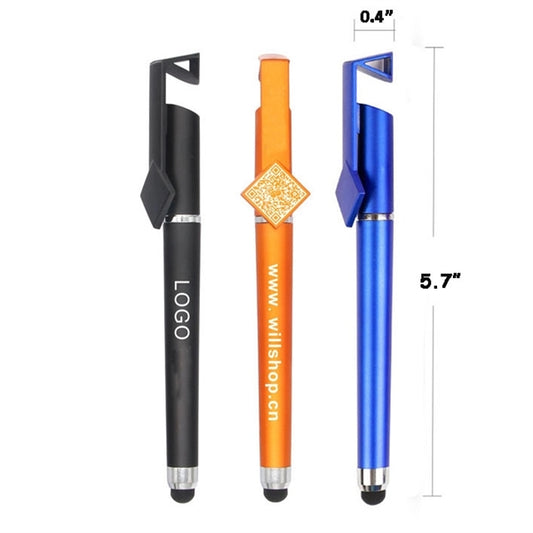 QR Code Stylus Gel Pen With Phone Stand