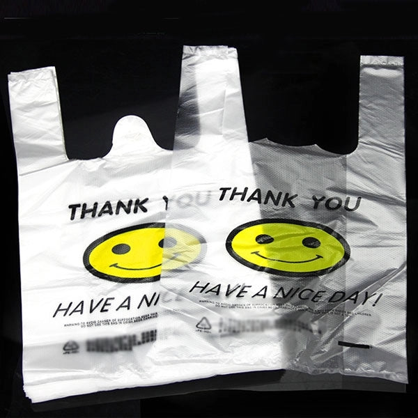 T-Shirt Plastic Shopping Bags - Small