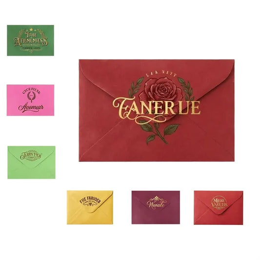 Double Offset Paper Envelope Bag, Custom Logo Gift