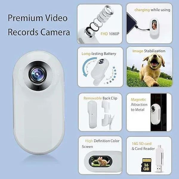 Pet Supplies Cat Dog Collar Camera Outdoor Sports Camera Vid