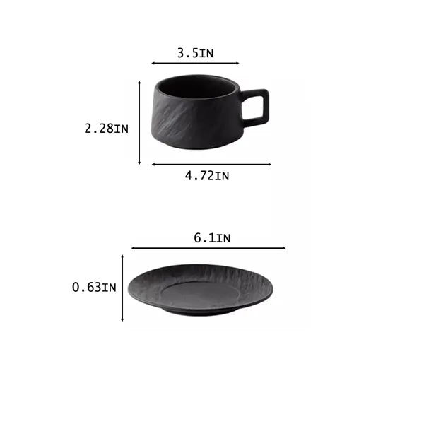 8.8oz Retro Matte Ceramic Mug