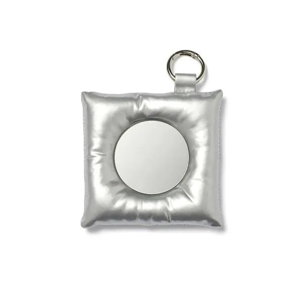 Puff Square Keyring Mirror