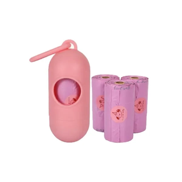 Biodegradable Dog Poop Bag Dispenser Set