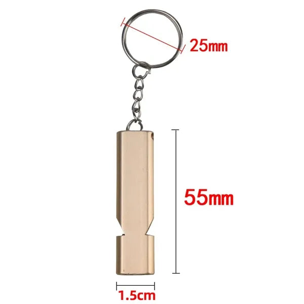 Aluminum Dual Tube Whistle
