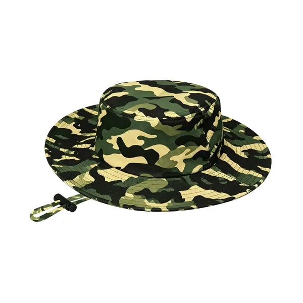 Full Color Wide Brim Summer Bucket Hat