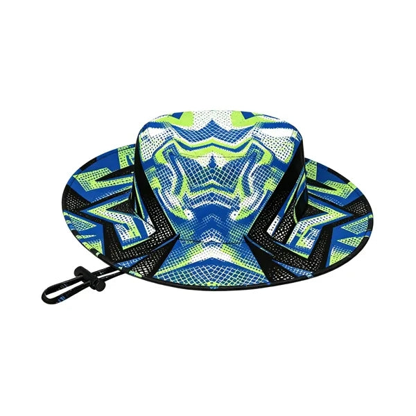 Full Color Wide Brim Summer Bucket Hat