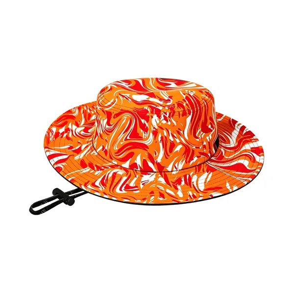 Full Color Wide Brim Summer Bucket Hat