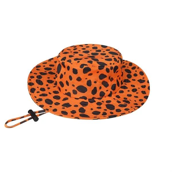 Full Color Wide Brim Summer Bucket Hat