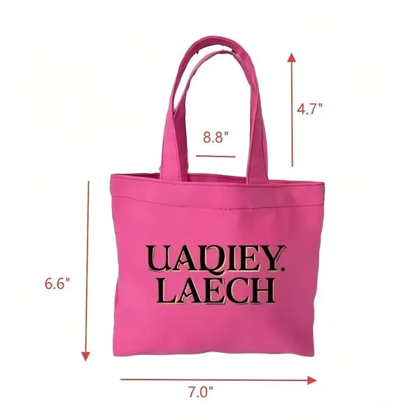 Solid Canvas Lunch Tote Bag, Custom Logo Gift Bag