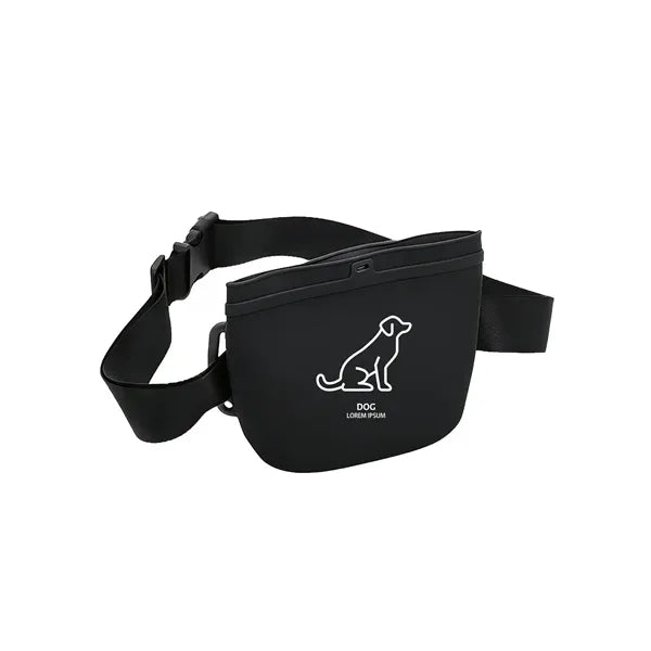 Silicone dog training waist bag