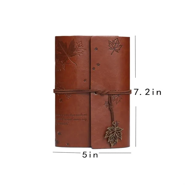 Vintage Leather Travel Notebook