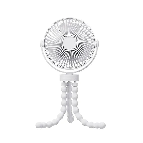 Mini Portable Stroller Octopus Fan, Lighted,Oscillating