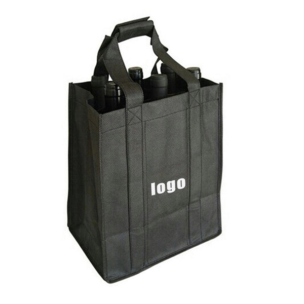 6 Wine Bottle Non-woven Tote Bag