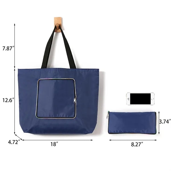 Waterproof Foldable Shopper Tote Bag