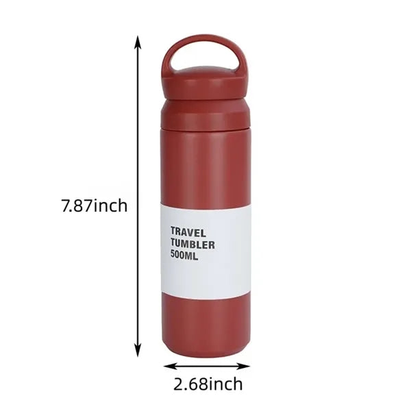 Japanese Style 304 Stainless Steel Travel Tumbler With Handl