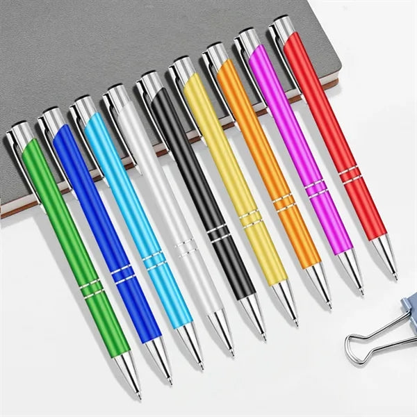 Retractable Aluminum Ballpoint Pen Custom Logo