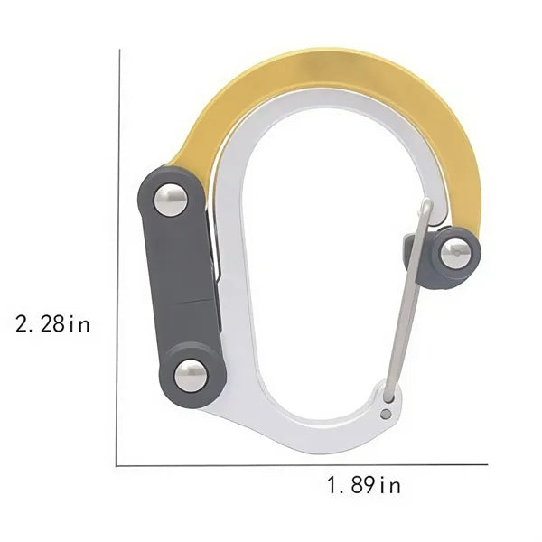 Carabiner D Shape Hook Buckle for Back Pack Camping Fishing