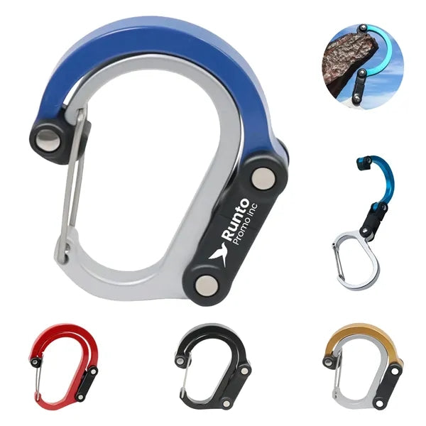 Carabiner D Shape Hook Buckle for Back Pack Camping Fishing