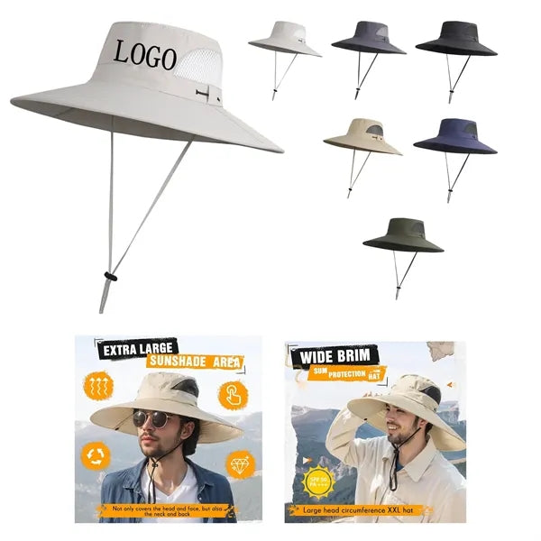 Wide Brim Outdoor Fishing Sun Hat