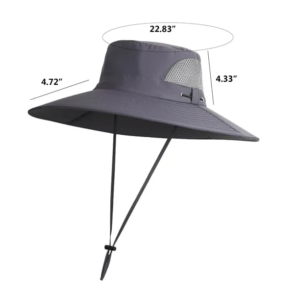 Wide Brim Outdoor Fishing Sun Hat