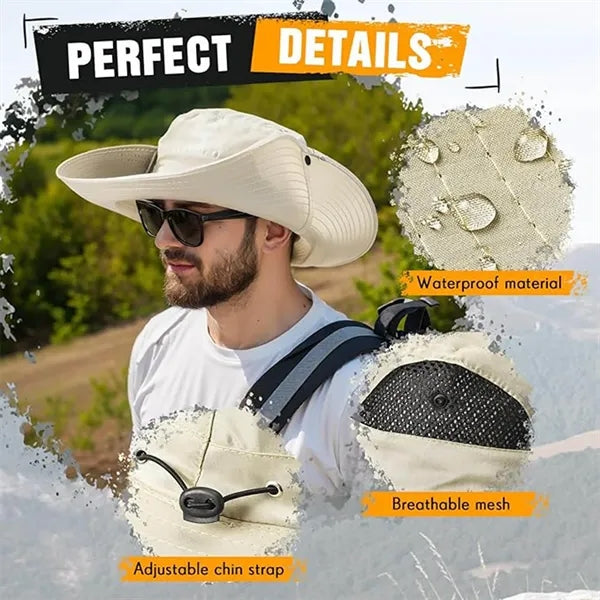 Wide Brim Outdoor Fishing Sun Hat
