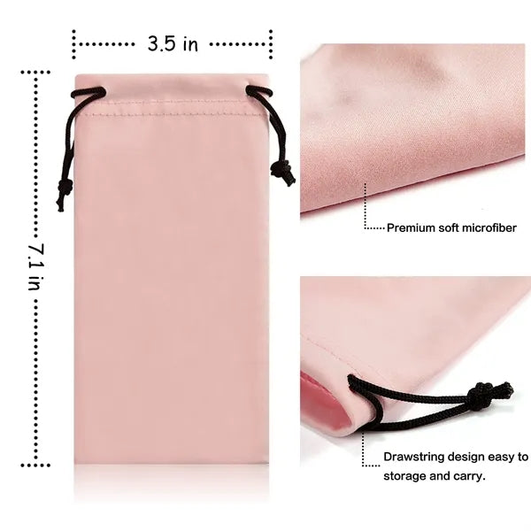 Microfiber Glasses Pouch Bag