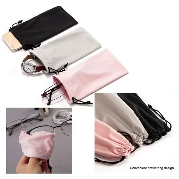 Microfiber Glasses Pouch Bag