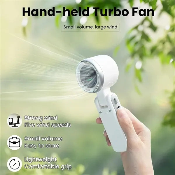 Foldable Turbo Handheld Fan