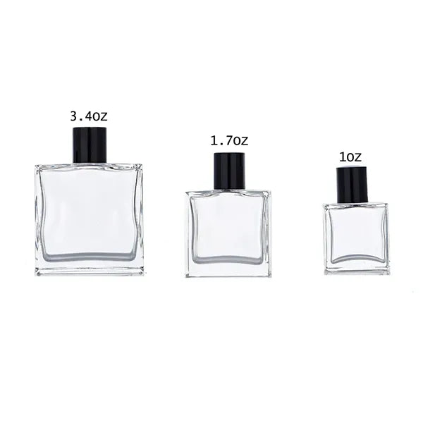 3oz Travel Mini Gradient Blue Glass Perfume Bottle