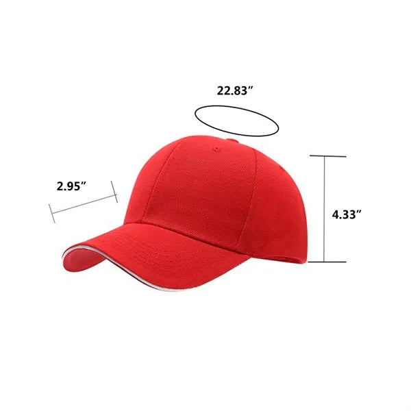 Six Panel Advertising Work Baseball Cap