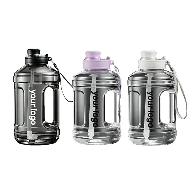 Straw Type Large Capacity Sports Water Bottle