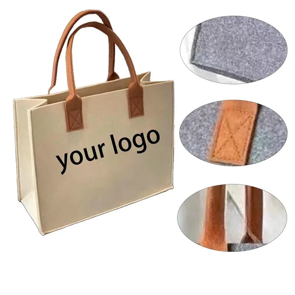 Large Capacity Premium Handmade Felt Tote Bag