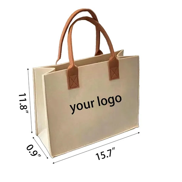 Large Capacity Premium Handmade Felt Tote Bag