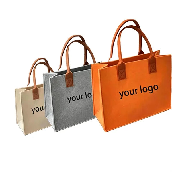 Large Capacity Premium Handmade Felt Tote Bag