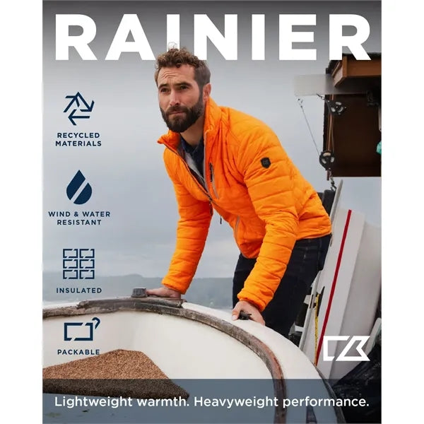 Cutter & Buck Rainier Recycled Insulated Puffer Mens Full...