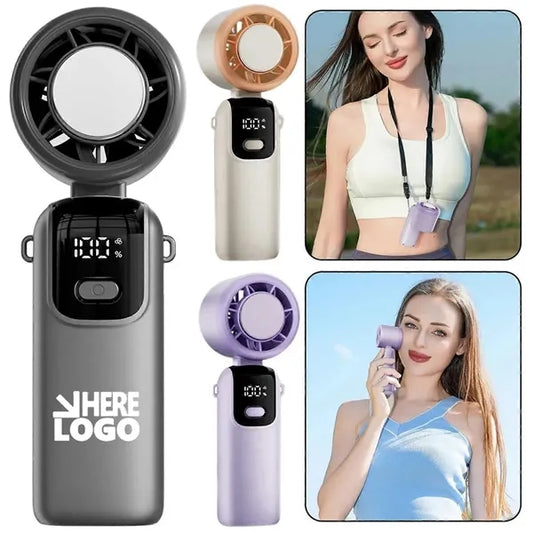 Ice-Cooling Turbo Handheld Fan
