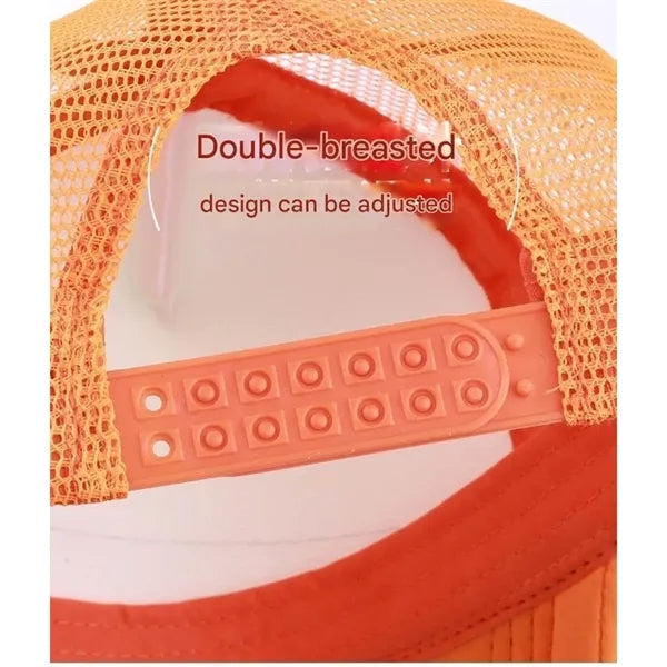 Solid Color Mesh Travel Baseball Cap
