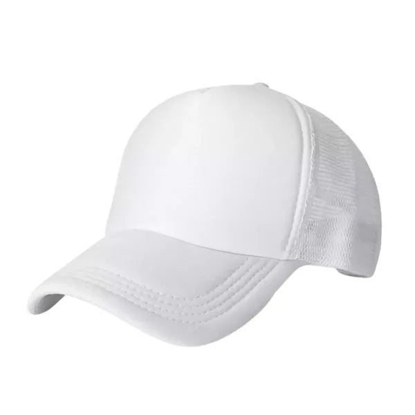 Solid Color Mesh Travel Baseball Cap