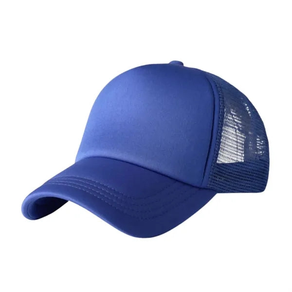 Solid Color Mesh Travel Baseball Cap
