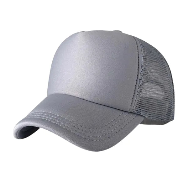 Solid Color Mesh Travel Baseball Cap