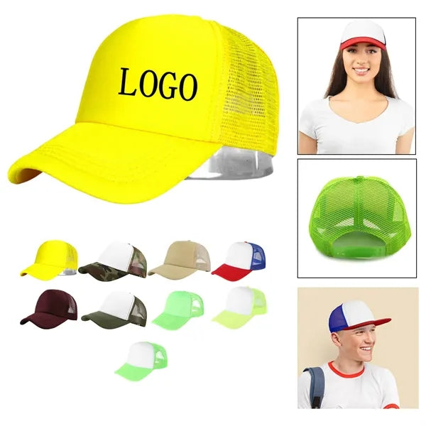 Quality Colored Mesh Travel Baseball Cap